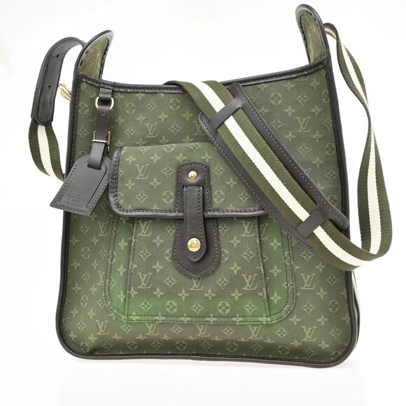 LOUIS VUITTON Marie Kate Shoulder Bag Monogram Mini Canvas Khaki M92322 35KB613 - Picture 1 of 16